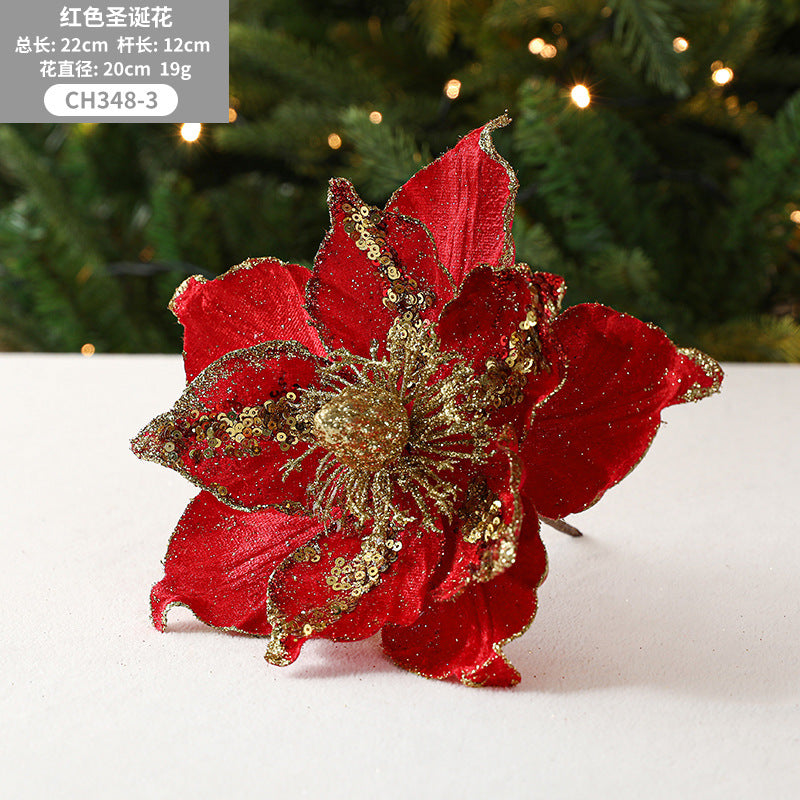 Wholesale Artificial Flower Everlasting Flower Ornaments Christmas Tree Decorations